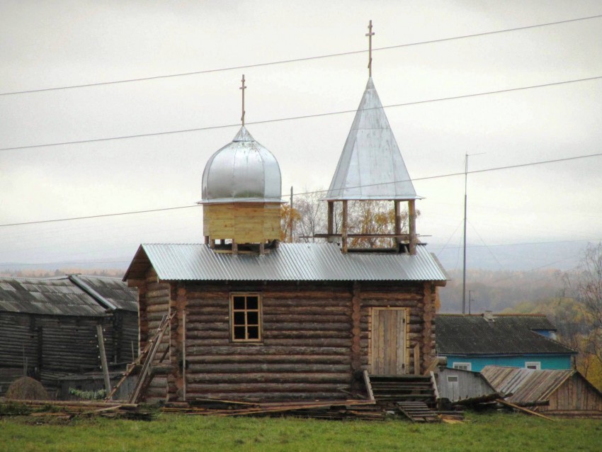 Часовня Петра и Павла, Кутованга (Ивановская) (Онежский район, Архангельская область). фасады, вид с северо-востока