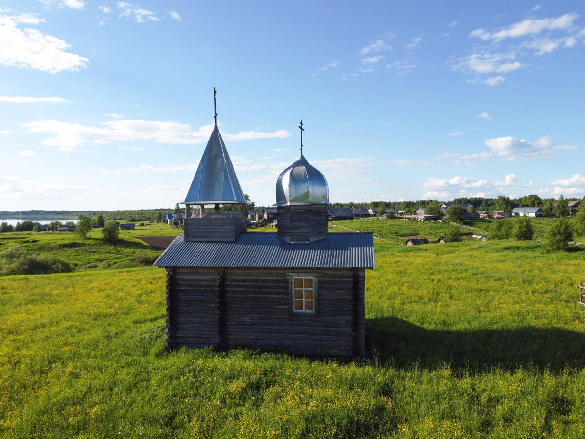 Часовня Петра и Павла, Кутованга (Ивановская) (Онежский район, Архангельская область). фасады