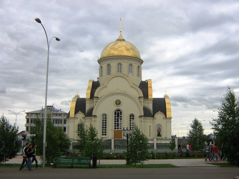 Оренбург. Церковь Сергия Радонежского в Ростошах. фасады