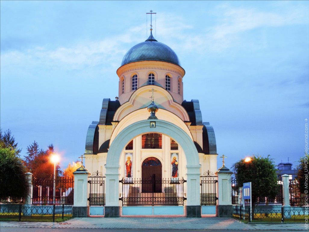 Оренбург. Церковь Сергия Радонежского в Ростошах. фасады, Почти рассвет