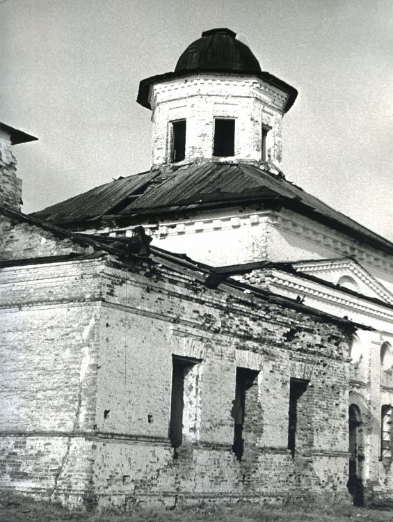 Вонгуда. Церковь Вознесения Господня. архивная фотография, Фото Кузьмина В.К. 1980-х гг. Муниципальное бюджетное учреждение культуры 