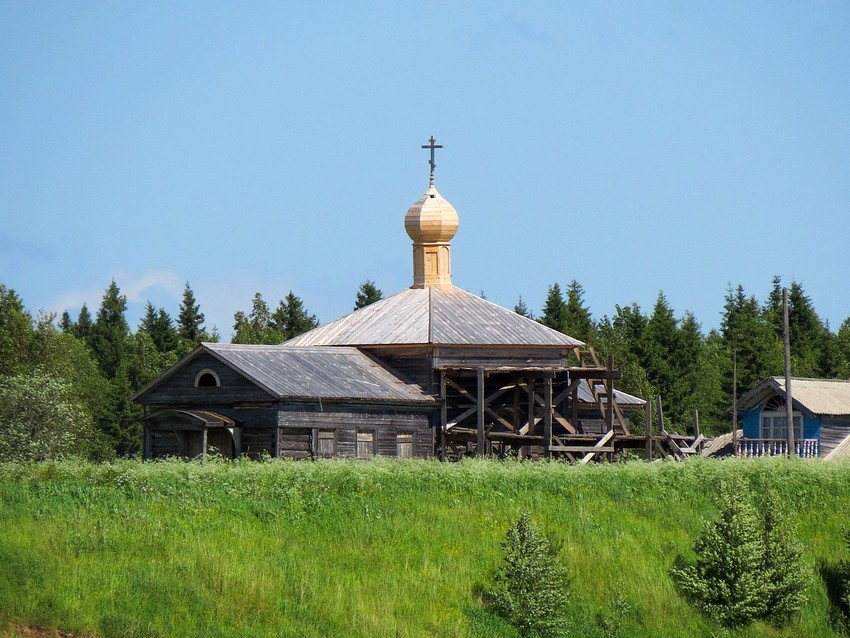 Церковь Михаила Архангела, Пачепельда (Онежский район, Архангельская область). фасады
