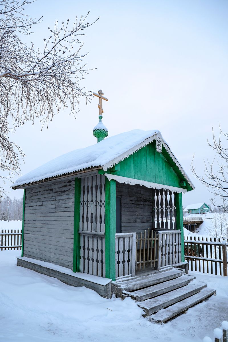 фасады. Часовня Артемия Веркольского, Анциферовский Бор (Онежский район, Архангельская область)