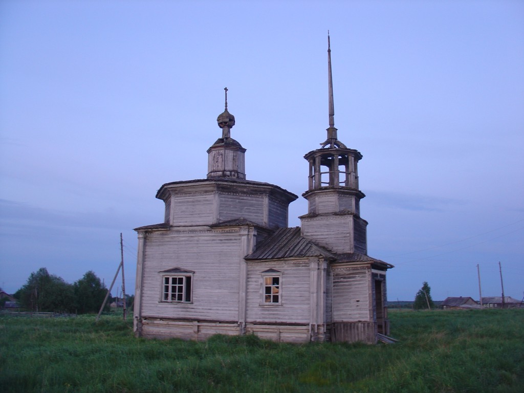 Часовня Смоленской иконы Божией Матери, Верховье (Верхняя Мудьюга, Митинская, Ряхковская) (Онежский район, Архангельская область). фасады