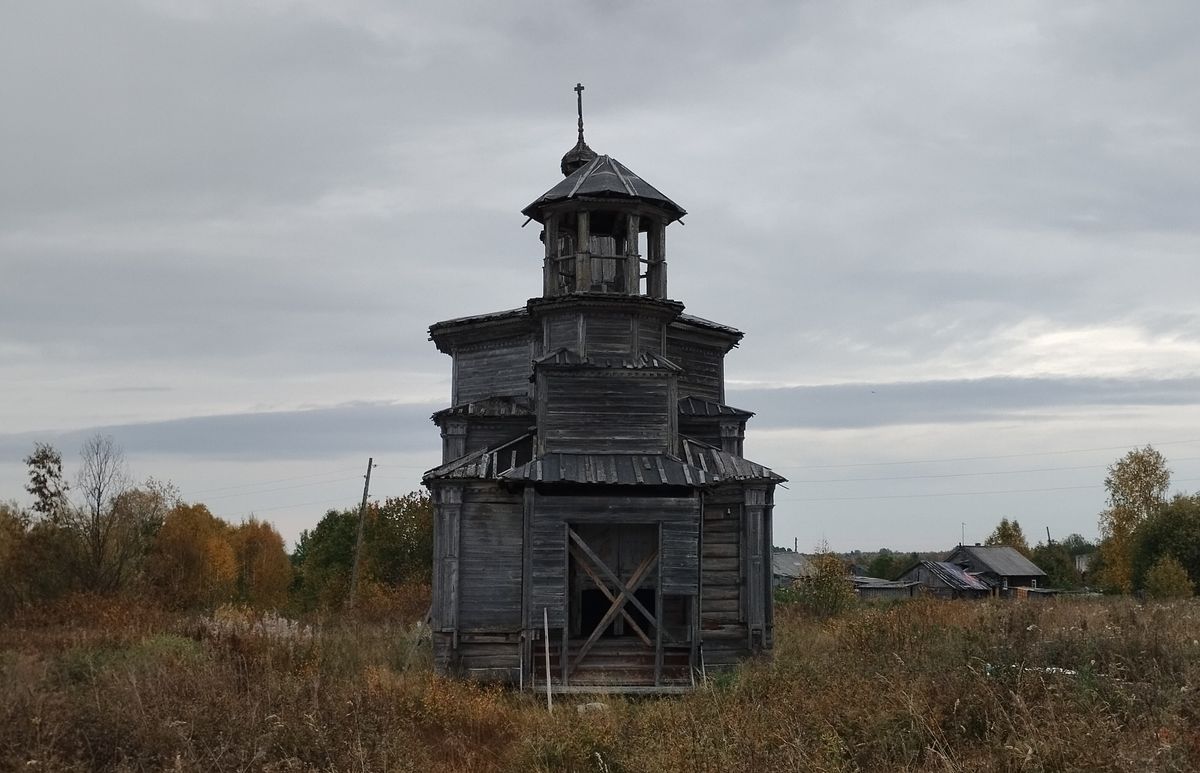 Часовня Смоленской иконы Божией Матери, Верховье (Верхняя Мудьюга, Митинская, Ряхковская) (Онежский район, Архангельская область). фасады
