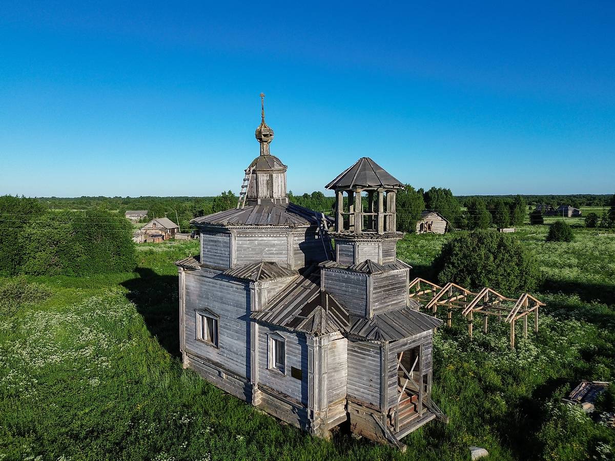 фасады. Часовня Смоленской иконы Божией Матери, Верховье (Верхняя Мудьюга) (Онежский район, Архангельская область)