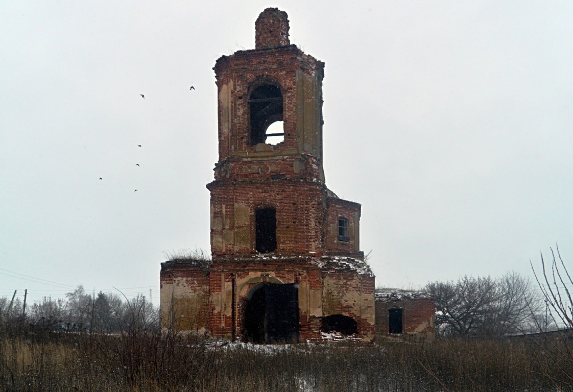 Церковь Богоявления Господня, Фомина-Негачевка (Хлевенский район, Липецкая область). фасады, Колокольня