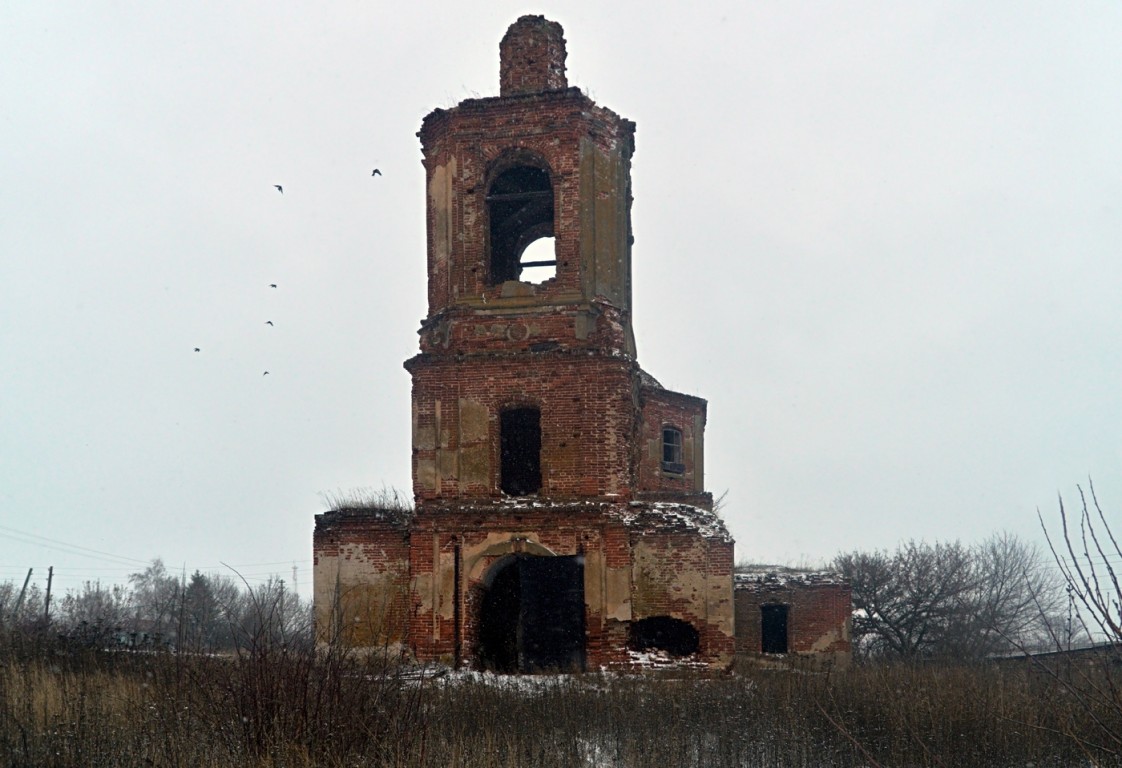 Фомина-Негачевка. Церковь Богоявления Господня (?). фасады, Колокольня