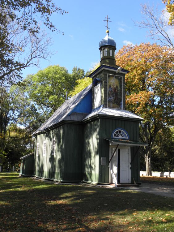 Церковь Михаила Архангела, Токари (Каменецкий район, Беларусь, Брестская область). общий вид в ландшафте