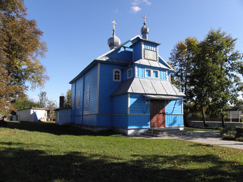 Церковь Успения Пресвятой Богородицы, Паниквы (Каменецкий район, Беларусь, Брестская область). общий вид в ландшафте