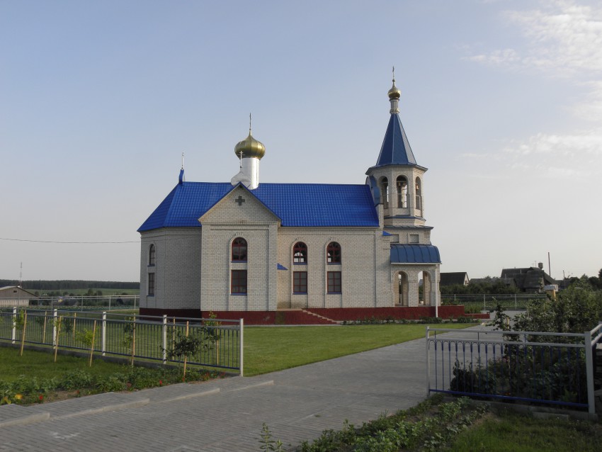 Церковь Собора Белорусских святых, Шашки (Столбцовский район, Беларусь, Минская область). общий вид в ландшафте