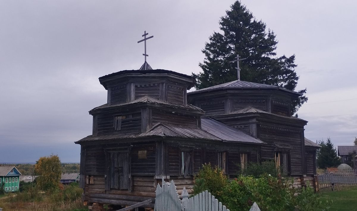 фасады. Церковь Георгия Победоносца, Большой Бор (Онежский район, Архангельская область)