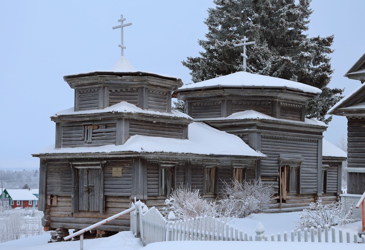 фасады. Церковь Георгия Победоносца, Большой Бор (Онежский район, Архангельская область)