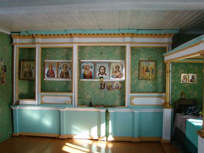 Часовня Кирилла Сырьинского, Сырья (Онежский район, Архангельская область). интерьер и убранство