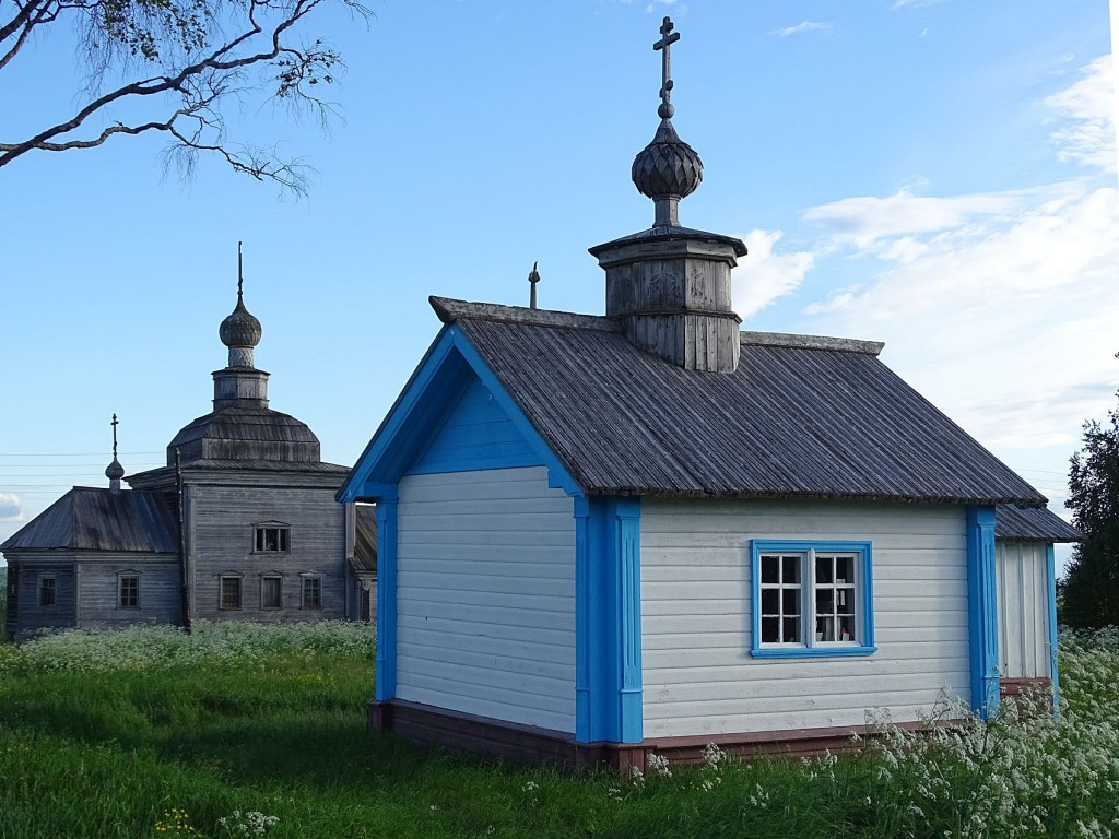 Часовня Кирилла Сырьинского, Сырья (Онежский район, Архангельская область). фасады