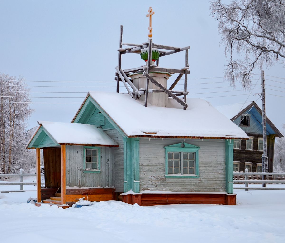 фасады. Часовня Кирилла Сырьинского, Сырья (Онежский район, Архангельская область)