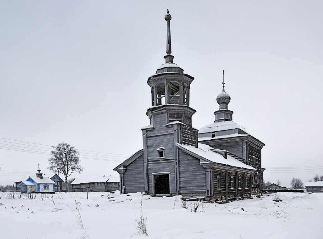 Церковь Николая Чудотворца, Сырья (Онежский район, Архангельская область). фасады