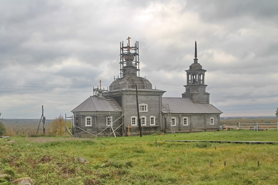 Церковь Николая Чудотворца, Сырья (Онежский район, Архангельская область). документальные фотографии