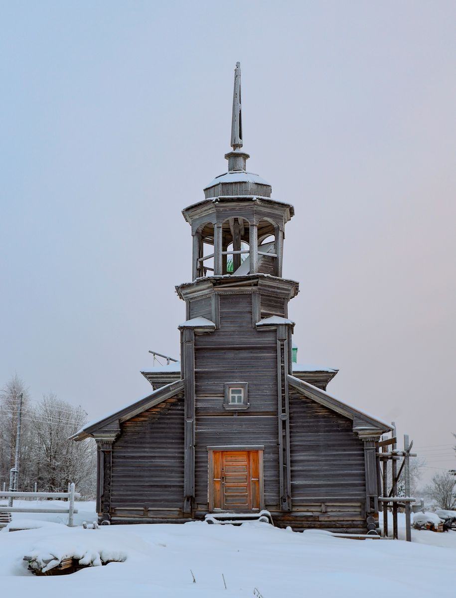 фасады. Церковь Николая Чудотворца, Сырья (Онежский район, Архангельская область)
