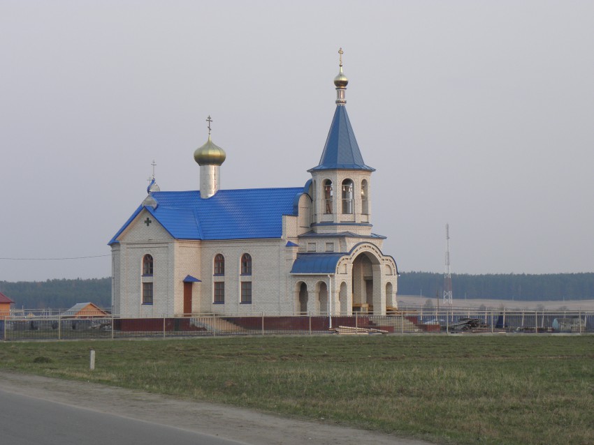 Церковь Собора Белорусских святых, Шашки (Столбцовский район, Беларусь, Минская область). общий вид в ландшафте