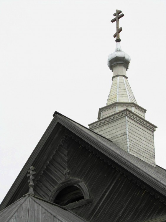 Большой Бор. Церковь Илии Пророка. архитектурные детали, вид с северо-востока