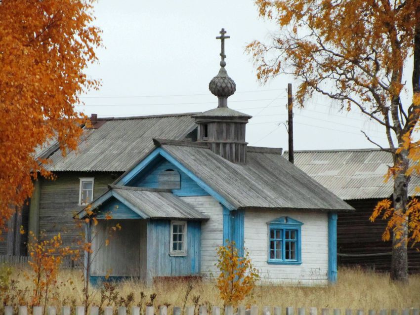 Часовня Кирилла Сырьинского, Сырья (Онежский район, Архангельская область). фасады, вид с юго-запада