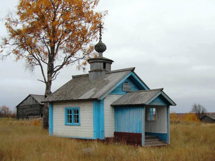 Часовня Кирилла Сырьинского, Сырья (Онежский район, Архангельская область). фасады, вид с северо-запада