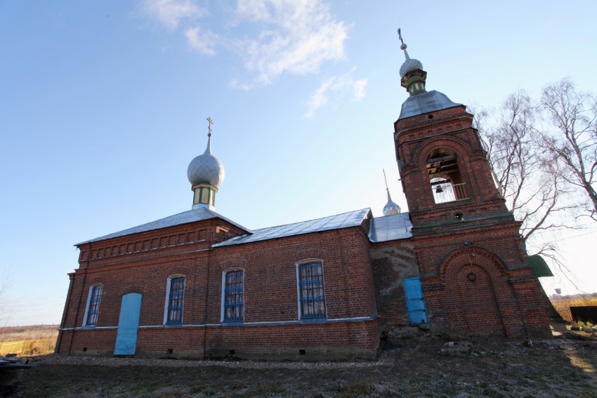 Церковь Успения Пресвятой Богородицы, Елохино (Некрасовский район, Ярославская область). фасады