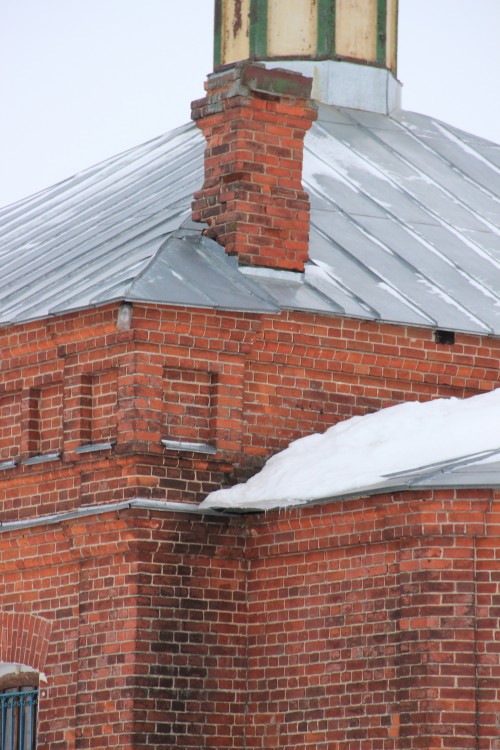 Церковь Успения Пресвятой Богородицы, Елохино (Некрасовский район, Ярославская область). архитектурные детали