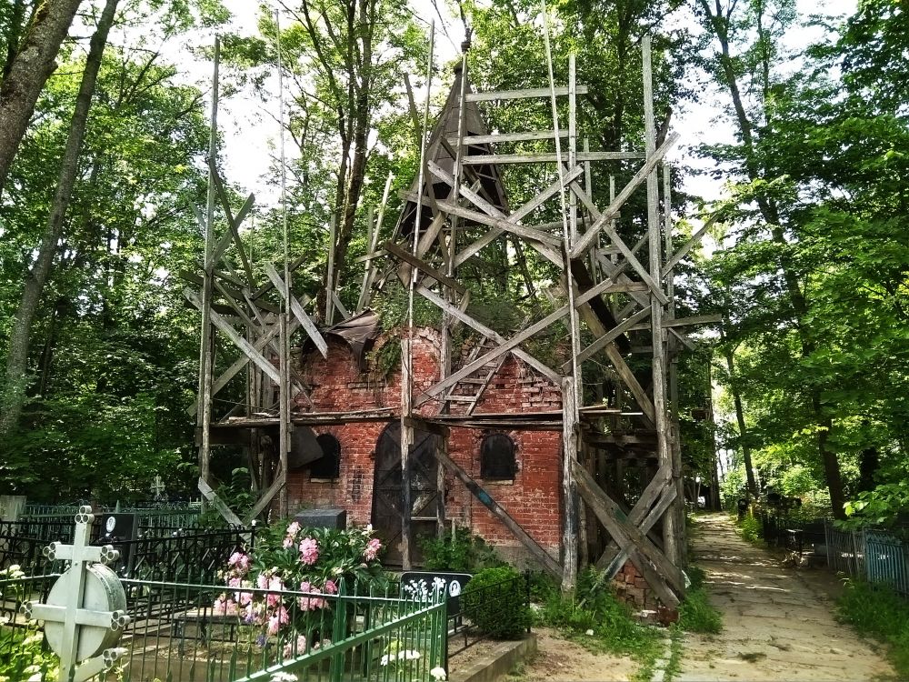 Неизвестная часовня на Петровском кладбище, Великий Новгород (Великий Новгород, город, Новгородская область). фасады