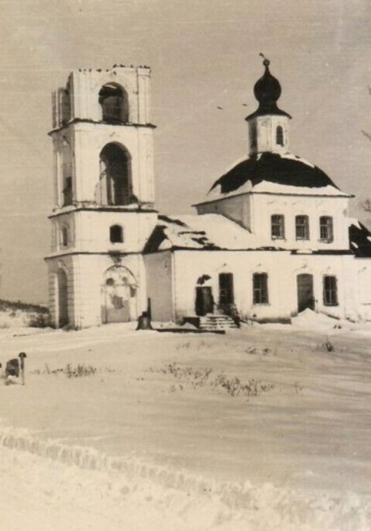 Церковь Успения Пресвятой Богородицы, Зайцево (Ржевский район и г. Ржев, Тверская область). архивная фотография, Фото конца 1930-х гг Из фондов 	