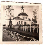 Церковь Успения Пресвятой Богородицы, Фото 1942 г. с аукциона e-bay.de<br>, Зайцево, Ржевский район и г. Ржев, Тверская область