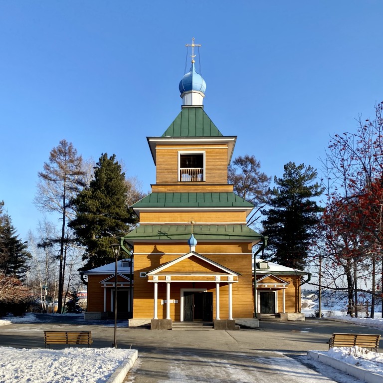 Церковь Михаила Архангела, Иркутск (Иркутск, город, Иркутская область). фасады, Вид с запада