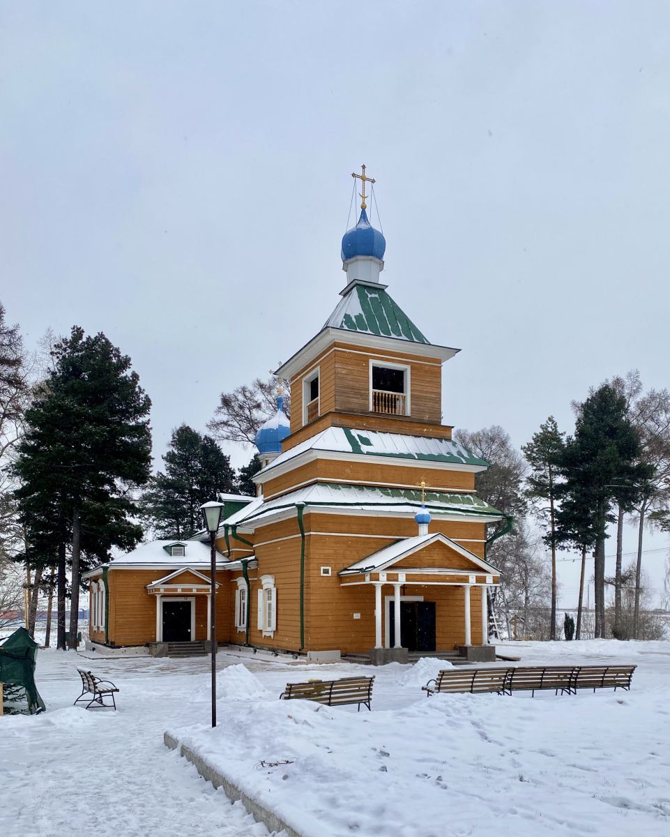 Иркутск. Церковь Михаила Архангела. фасады, Вид с СЗ