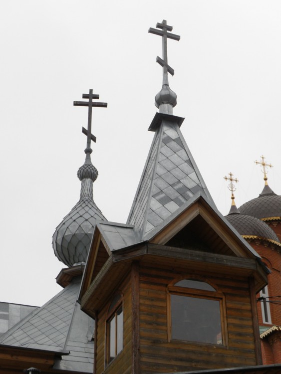 Церковь Троицы Живоначальной на Валентиновом поле (деревянная), Королёв (Пушкинский район и гг. Ивантеевка, Королёв, Московская область). архитектурные детали, Купола храма