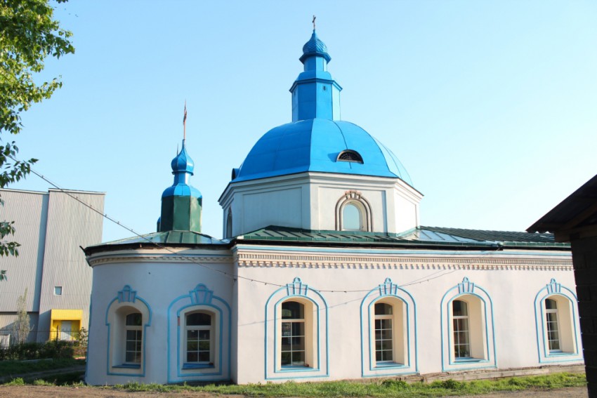 Церковь Успения Пресвятой Богородицы бывшего Вознесенского монастыря, Иркутск (Иркутск, город, Иркутская область). архитектурные детали, Основной объем храма, вид с севера