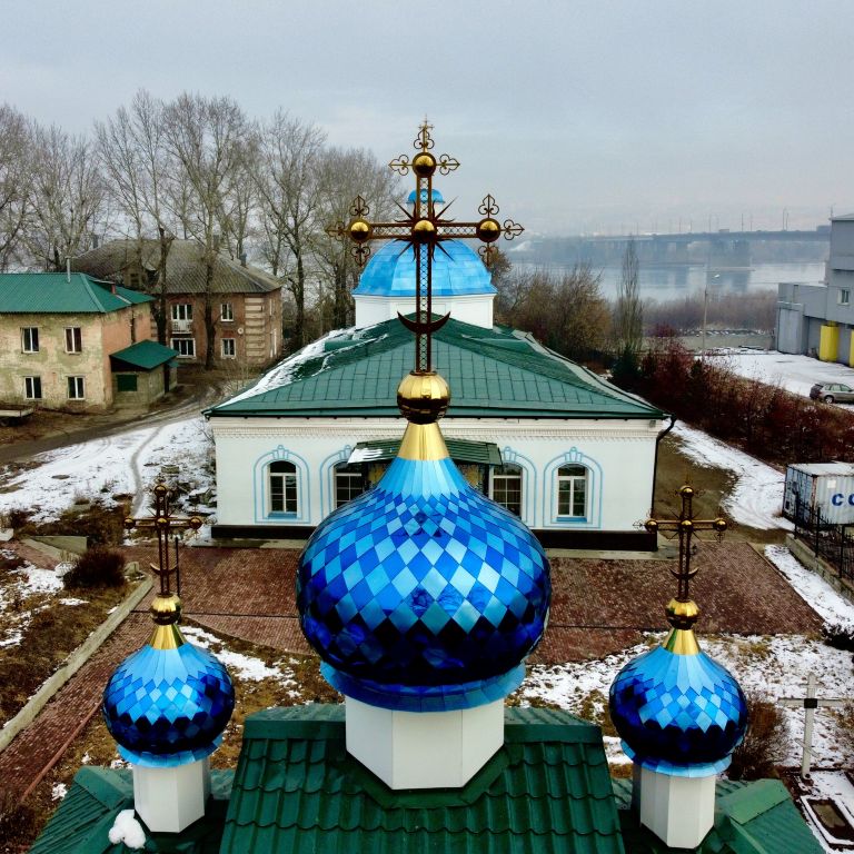 Церковь Успения Пресвятой Богородицы бывшего Вознесенского монастыря, Иркутск (Иркутск, город, Иркутская область). дополнительная информация, Новые купола звонницы