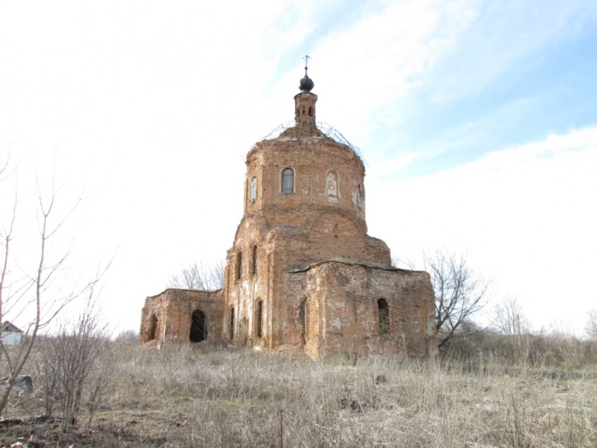 Богоявления Господня церковь, Красное (Верховский район, Орловская область). фасады