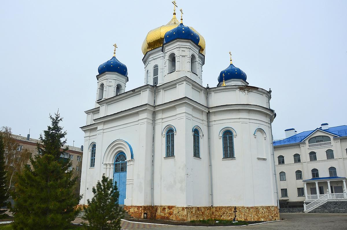 фасады. Казанско-Богородицкий женский монастырь. Церковь Преображения Господня, Троицк (Троицкий район и г. Троицк, Челябинская область)