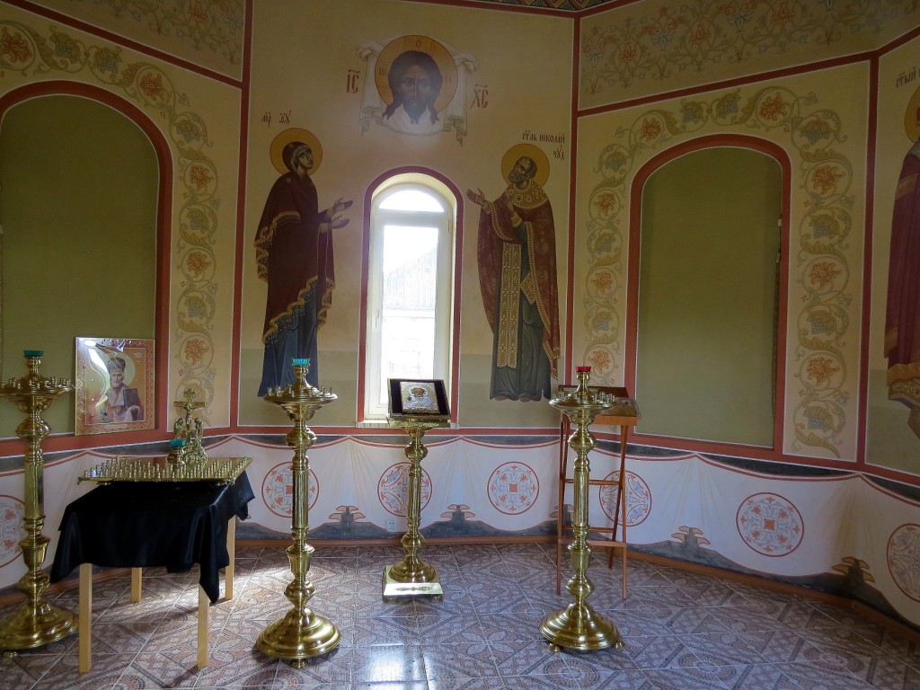 Часовня Николая Чудотворца, Раменка (Кировский район, Калужская область). интерьер и убранство