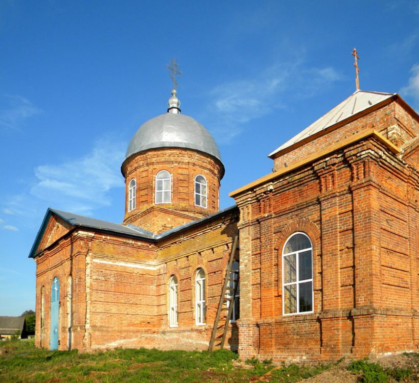 Церковь Благовещения Пресвятой Богородицы, Миленино (Фатежский район, Курская область). фасады