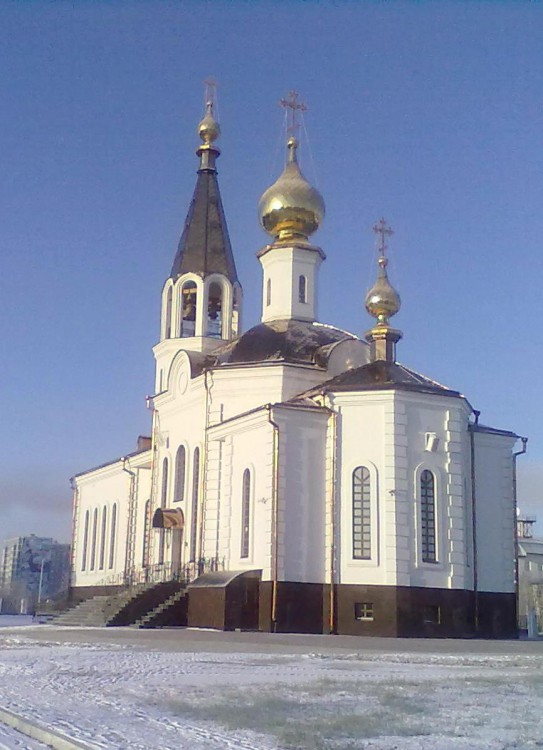 Губкинский. Церковь Николая Чудотворца. фасады