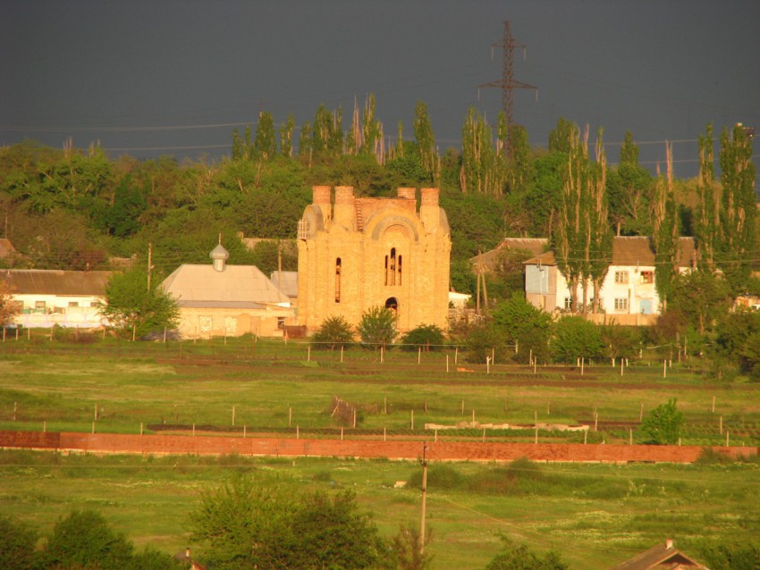 Церковь Петра и Павла в Балабановке, Николаев (Николаевский район, Украина, Николаевская область). документальные фотографии, Начало постройки стен 