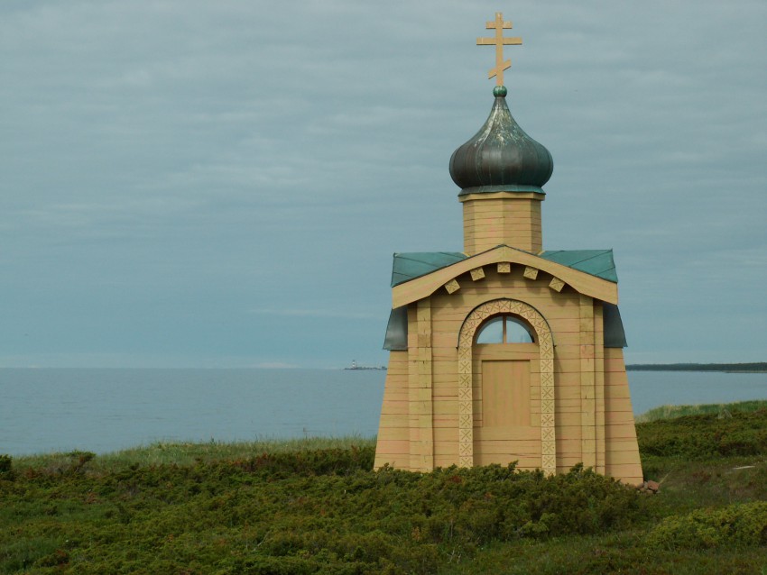 Часовня Безымянного инока Терского, Кашкаранцы (Терский район, Мурманская область). фасады, Часовня Преподобного инока Терского