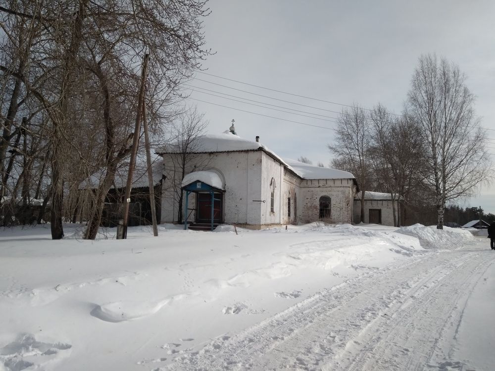 Боровица. Церковь Троицы Живоначальной. фасады, Вид с северо-запада