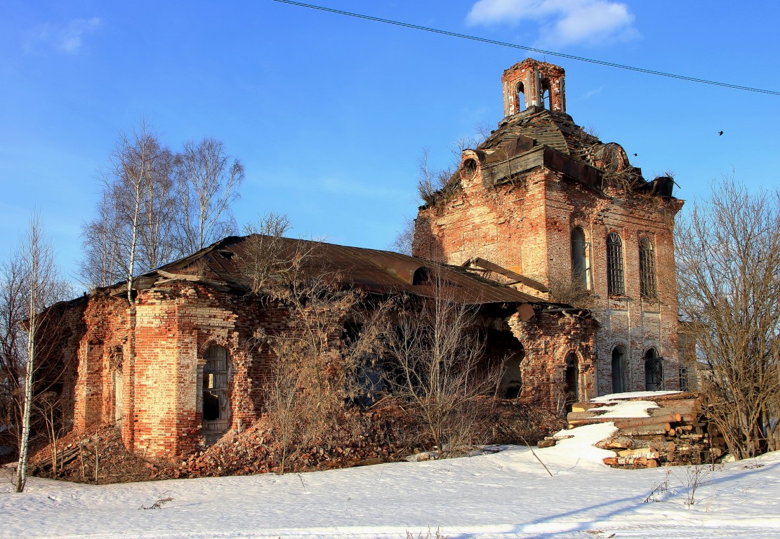 Церковь Сретения Господня, Роговое (Слободской район, Кировская область). фасады