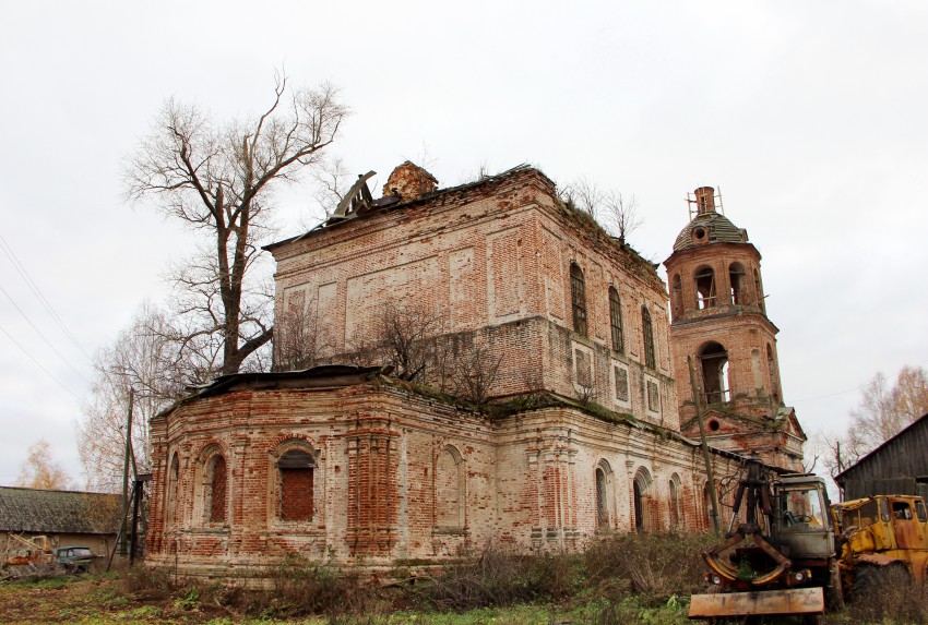 Церковь Илии Пророка, Колково (Орловский район, Кировская область). фасады, вид со стороны алтарной части