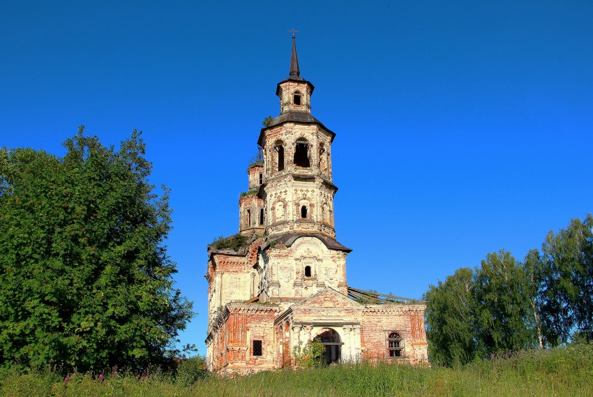 Верхкумёны, урочище. Церковь Владимирской иконы Божией Матери. фасады