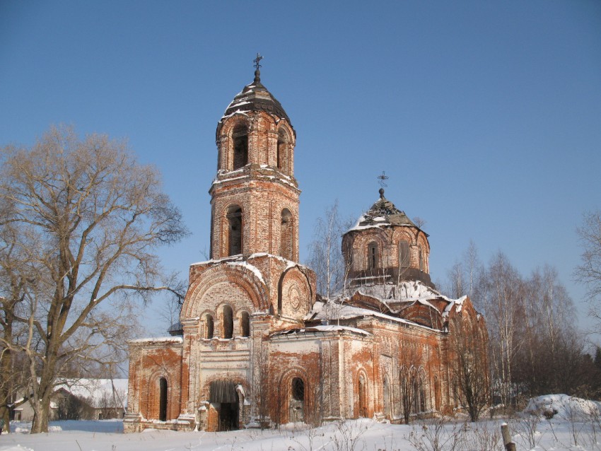 Лутошкино. Церковь Вознесения Господня. фасады