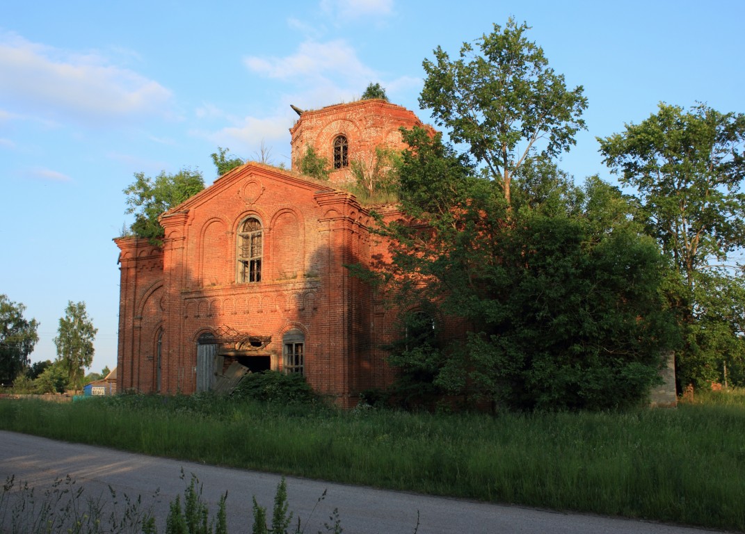 Церковь Покрова Пресвятой Богородицы, Муша (Советский район, Кировская область). фасады, Вид с юга